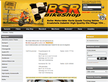 Tablet Screenshot of bsr-bikeshop.de